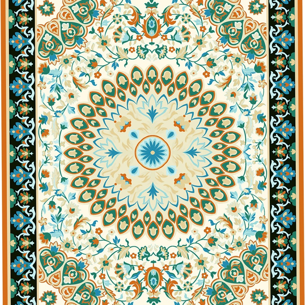 gls-c09-cover-1000 Turquoise Floral Medallion Rug rug