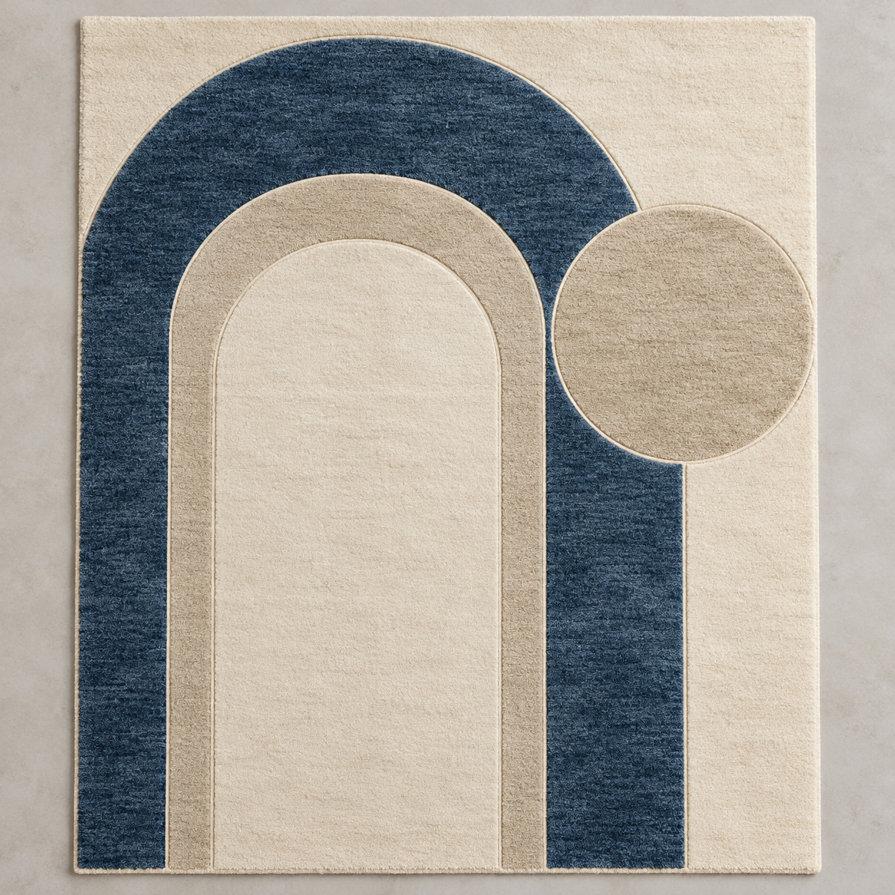 Home Archway carpet with geometric arches